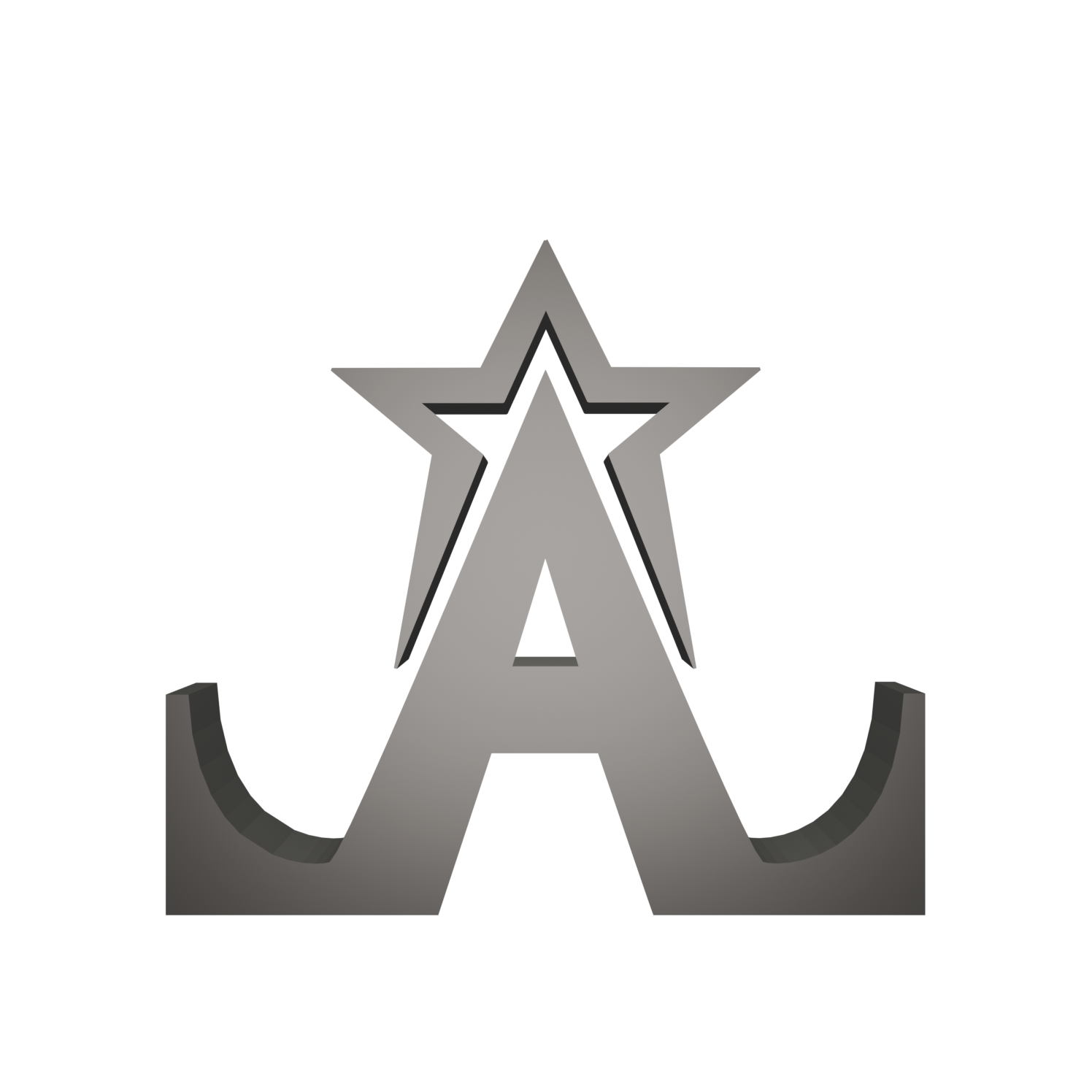 My first animated PNG. A rotating, 3D, metallic Altissimus Apparel logo