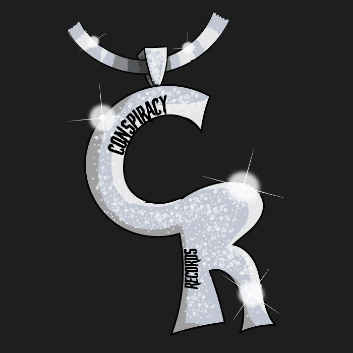 Draft homemade logo for CS4 Conspiracy Records